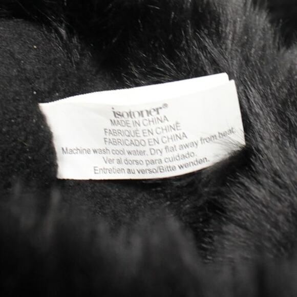 Isotoner Womens Microsuede‎ Mallory Boot Slippers Womens Size 9,5-10 Black - Picture 8 of 8